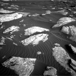Nasa's Mars rover Curiosity acquired this image using its Left Navigation Camera on Sol 1628, at drive 1296, site number 61