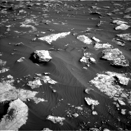 Nasa's Mars rover Curiosity acquired this image using its Left Navigation Camera on Sol 1632, at drive 1650, site number 61