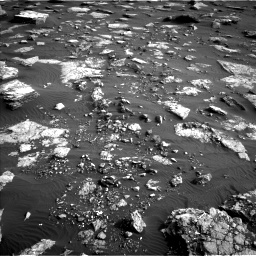 Nasa's Mars rover Curiosity acquired this image using its Left Navigation Camera on Sol 1632, at drive 1692, site number 61