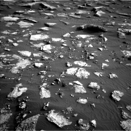 Nasa's Mars rover Curiosity acquired this image using its Left Navigation Camera on Sol 1632, at drive 1722, site number 61