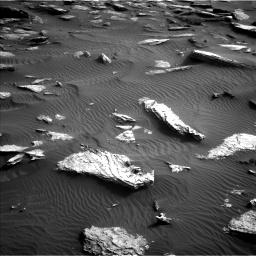 Nasa's Mars rover Curiosity acquired this image using its Left Navigation Camera on Sol 1632, at drive 1818, site number 61