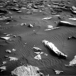 Nasa's Mars rover Curiosity acquired this image using its Left Navigation Camera on Sol 1632, at drive 1824, site number 61
