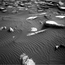 Nasa's Mars rover Curiosity acquired this image using its Right Navigation Camera on Sol 1632, at drive 1836, site number 61