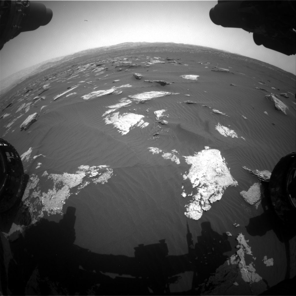 Nasa's Mars rover Curiosity acquired this image using its Front Hazard Avoidance Camera (Front Hazcam) on Sol 1635, at drive 2148, site number 61