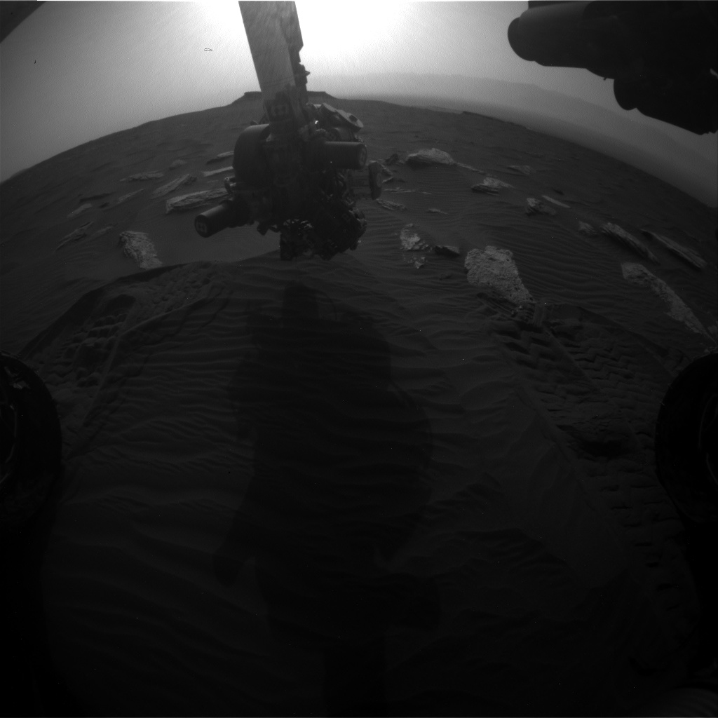 Nasa's Mars rover Curiosity acquired this image using its Front Hazard Avoidance Camera (Front Hazcam) on Sol 1637, at drive 2232, site number 61