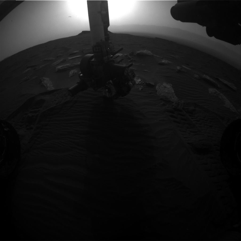 Nasa's Mars rover Curiosity acquired this image using its Front Hazard Avoidance Camera (Front Hazcam) on Sol 1637, at drive 2232, site number 61