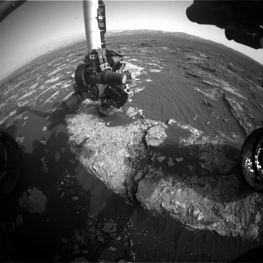 Nasa's Mars rover Curiosity acquired this image using its Front Hazard Avoidance Camera (Front Hazcam) on Sol 1640, at drive 2472, site number 61
