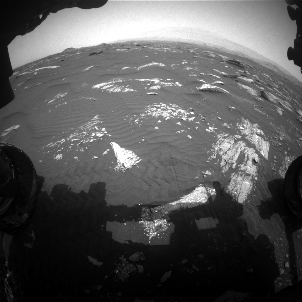 Nasa's Mars rover Curiosity acquired this image using its Front Hazard Avoidance Camera (Front Hazcam) on Sol 1642, at drive 2740, site number 61