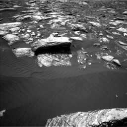 Nasa's Mars rover Curiosity acquired this image using its Left Navigation Camera on Sol 1643, at drive 2836, site number 61