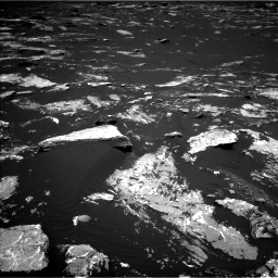 Nasa's Mars rover Curiosity acquired this image using its Left Navigation Camera on Sol 1645, at drive 3208, site number 61