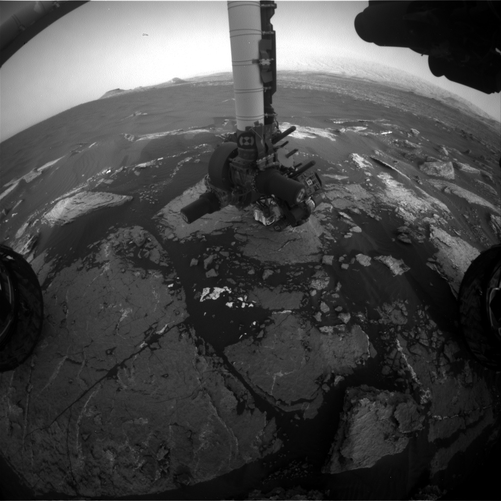 Nasa's Mars rover Curiosity acquired this image using its Front Hazard Avoidance Camera (Front Hazcam) on Sol 1647, at drive 0, site number 62