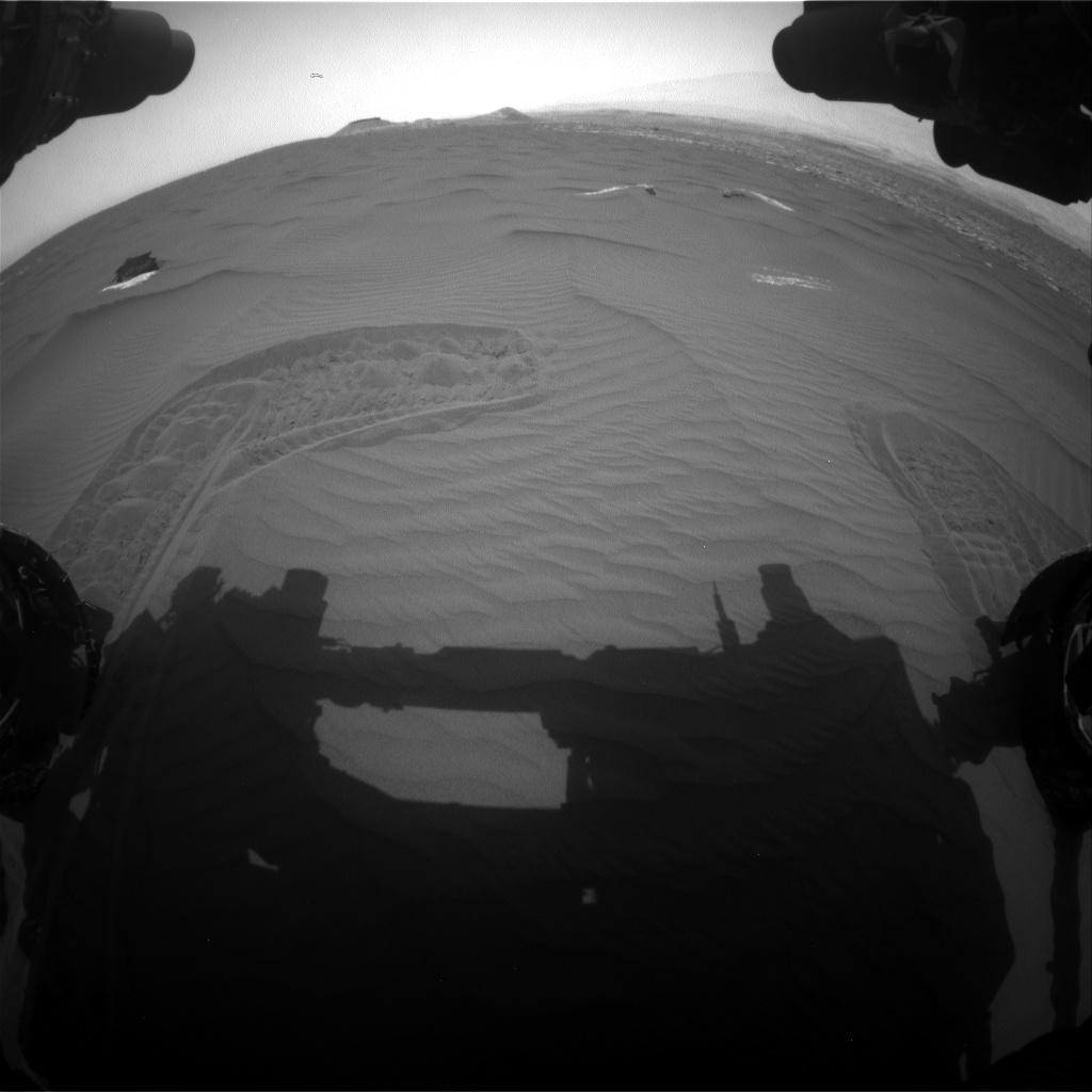 Nasa's Mars rover Curiosity acquired this image using its Front Hazard Avoidance Camera (Front Hazcam) on Sol 1649, at drive 108, site number 62