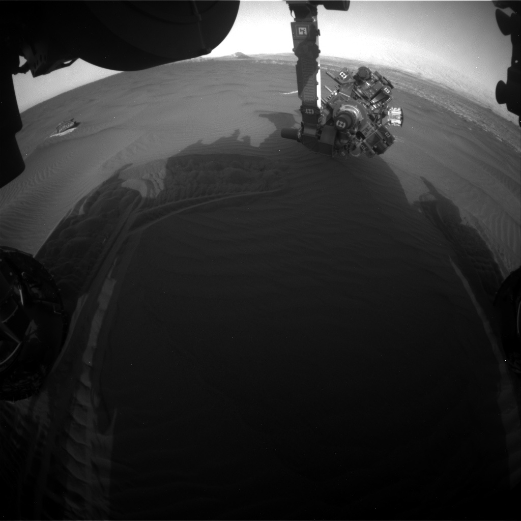 Nasa's Mars rover Curiosity acquired this image using its Front Hazard Avoidance Camera (Front Hazcam) on Sol 1650, at drive 108, site number 62