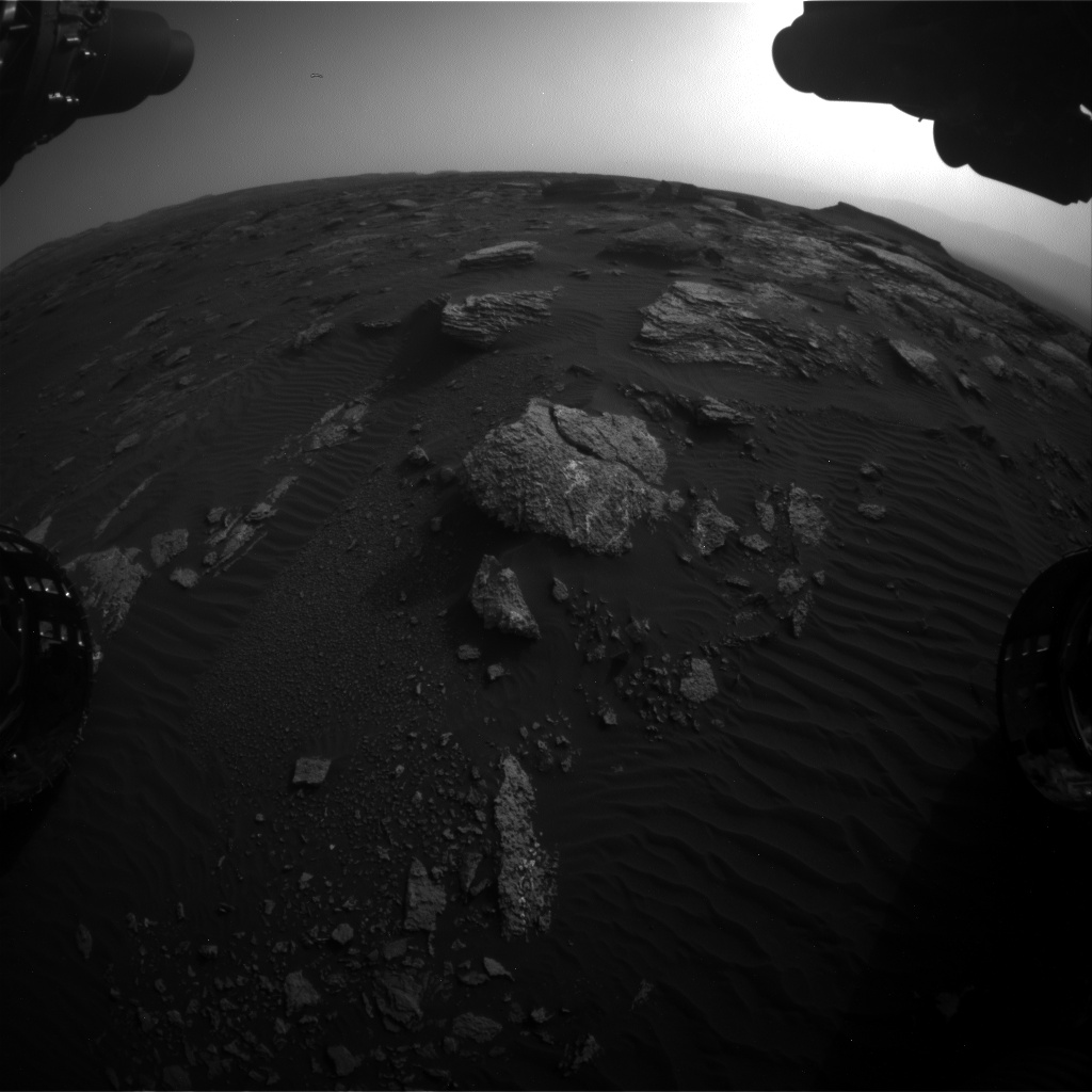 Nasa's Mars rover Curiosity acquired this image using its Front Hazard Avoidance Camera (Front Hazcam) on Sol 1659, at drive 444, site number 62