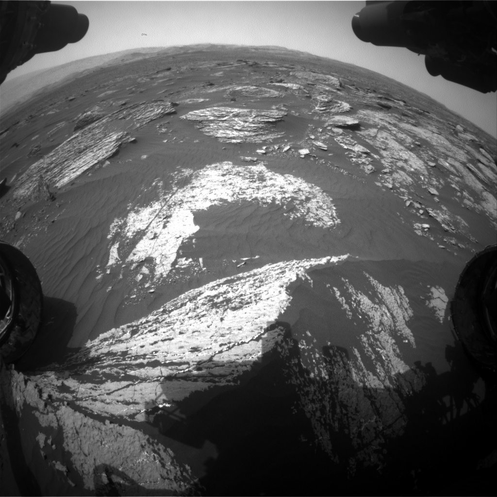 Nasa's Mars rover Curiosity acquired this image using its Front Hazard Avoidance Camera (Front Hazcam) on Sol 1665, at drive 690, site number 62