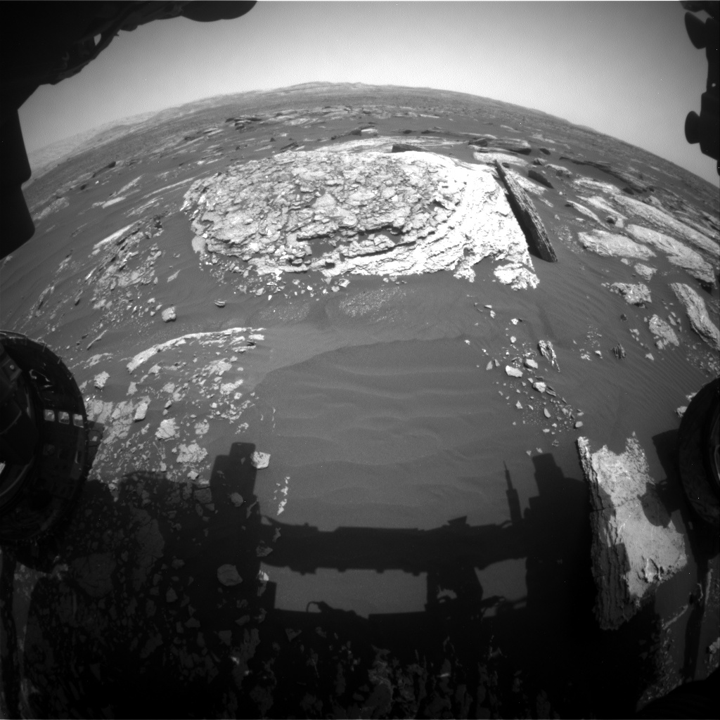 Nasa's Mars rover Curiosity acquired this image using its Front Hazard Avoidance Camera (Front Hazcam) on Sol 1666, at drive 786, site number 62