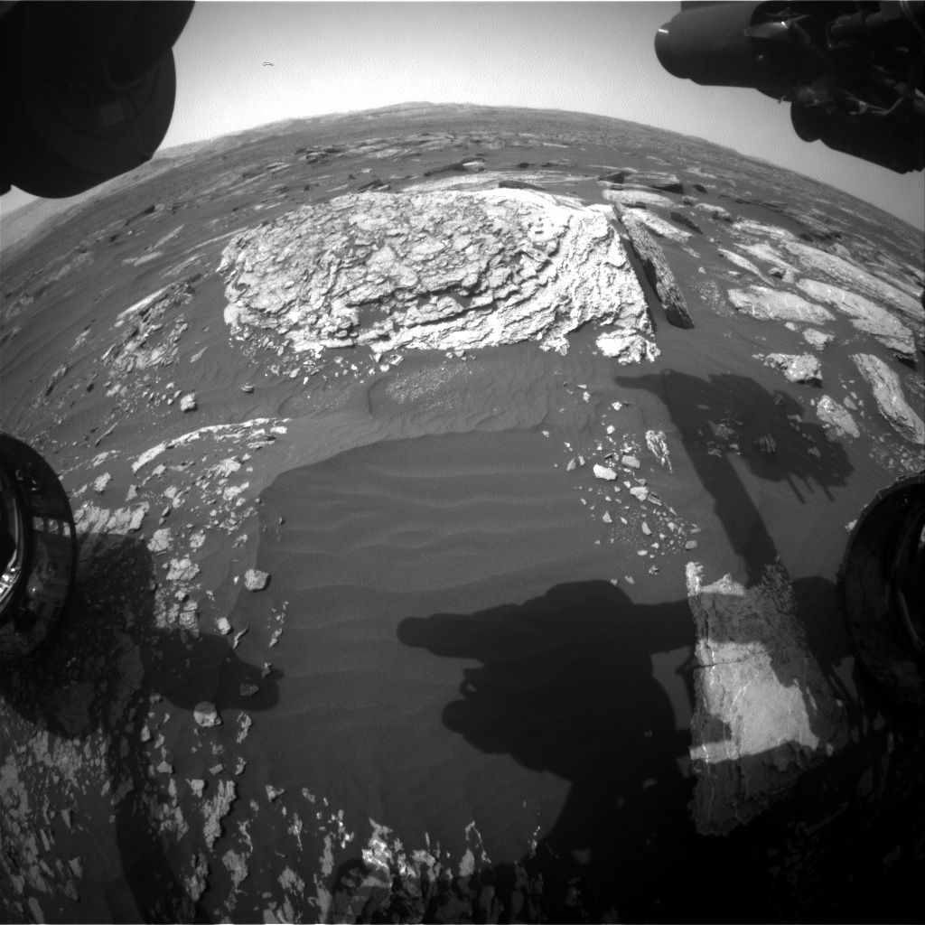 Nasa's Mars rover Curiosity acquired this image using its Front Hazard Avoidance Camera (Front Hazcam) on Sol 1667, at drive 786, site number 62