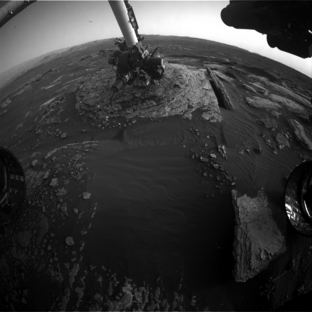 Nasa's Mars rover Curiosity acquired this image using its Front Hazard Avoidance Camera (Front Hazcam) on Sol 1668, at drive 786, site number 62