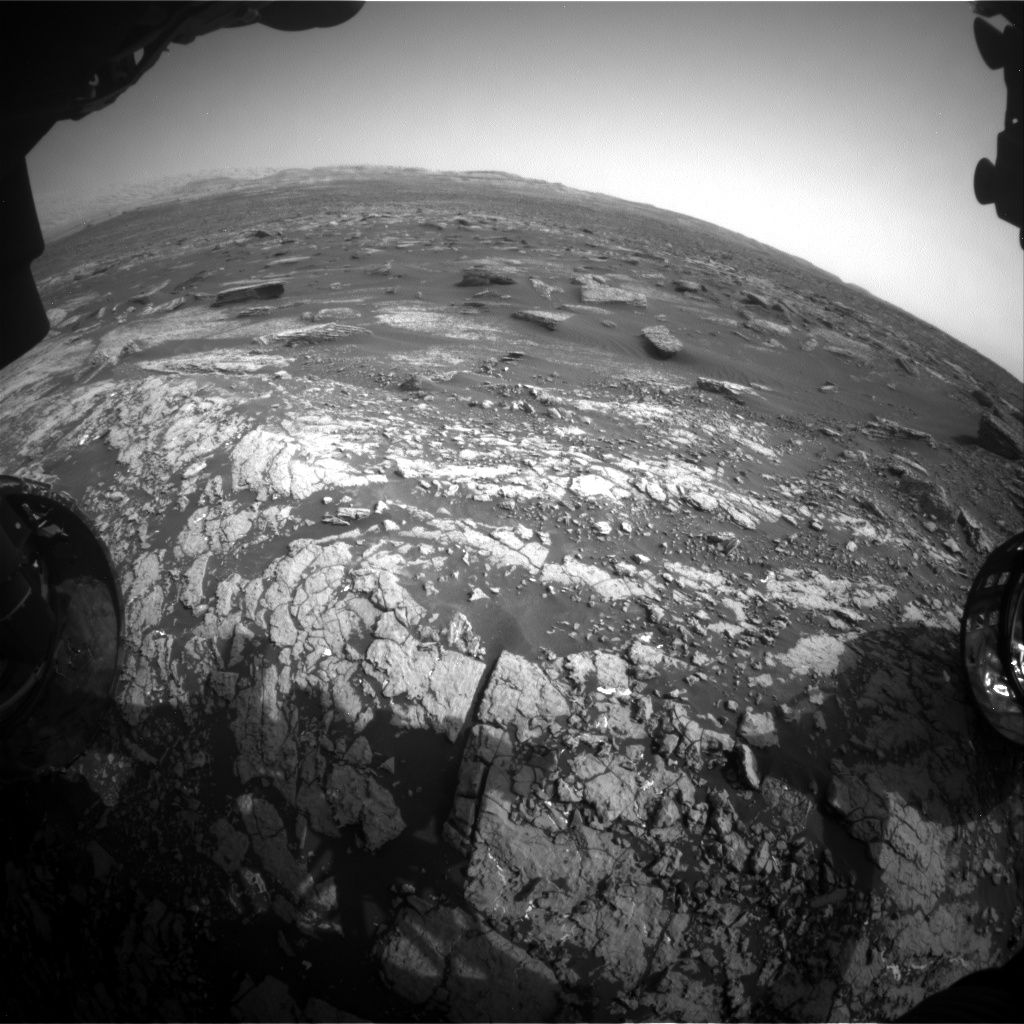 Nasa's Mars rover Curiosity acquired this image using its Front Hazard Avoidance Camera (Front Hazcam) on Sol 1671, at drive 1140, site number 62