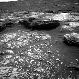 Nasa's Mars rover Curiosity acquired this image using its Right Navigation Camera on Sol 1671, at drive 1110, site number 62