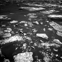 Nasa's Mars rover Curiosity acquired this image using its Left Navigation Camera on Sol 1672, at drive 1284, site number 62