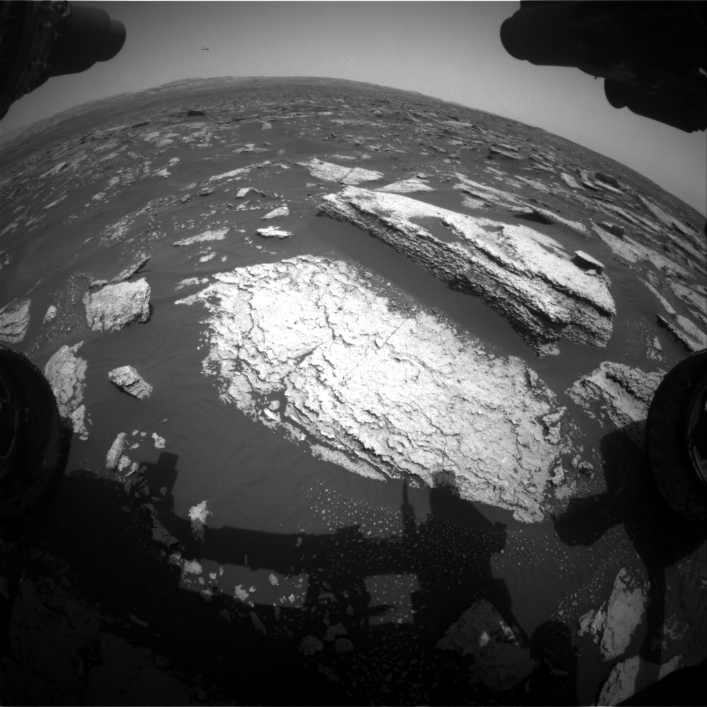 Nasa's Mars rover Curiosity acquired this image using its Front Hazard Avoidance Camera (Front Hazcam) on Sol 1673, at drive 1386, site number 62