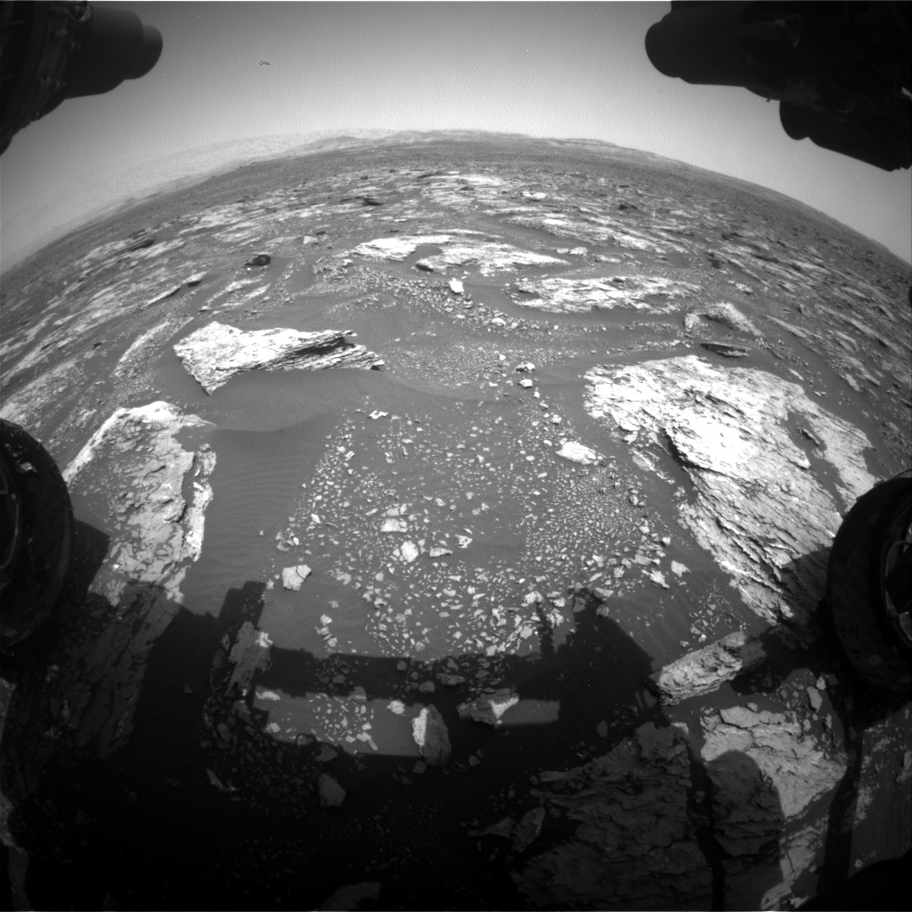 Nasa's Mars rover Curiosity acquired this image using its Front Hazard Avoidance Camera (Front Hazcam) on Sol 1676, at drive 1530, site number 62