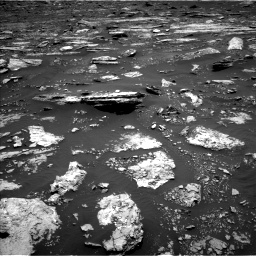 Nasa's Mars rover Curiosity acquired this image using its Left Navigation Camera on Sol 1677, at drive 1620, site number 62