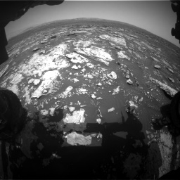 Nasa's Mars rover Curiosity acquired this image using its Front Hazard Avoidance Camera (Front Hazcam) on Sol 1678, at drive 1950, site number 62