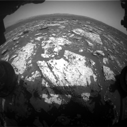 Nasa's Mars rover Curiosity acquired this image using its Front Hazard Avoidance Camera (Front Hazcam) on Sol 1678, at drive 1962, site number 62
