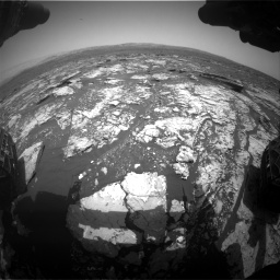Nasa's Mars rover Curiosity acquired this image using its Front Hazard Avoidance Camera (Front Hazcam) on Sol 1678, at drive 1920, site number 62