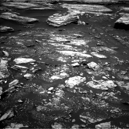 Nasa's Mars rover Curiosity acquired this image using its Left Navigation Camera on Sol 1680, at drive 2404, site number 62