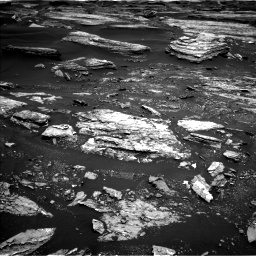 Nasa's Mars rover Curiosity acquired this image using its Left Navigation Camera on Sol 1680, at drive 2416, site number 62