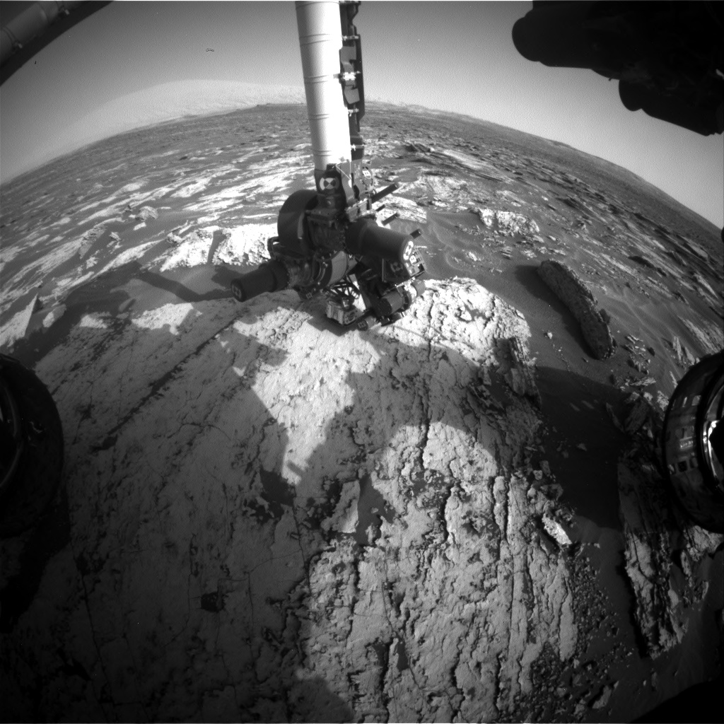 Nasa's Mars rover Curiosity acquired this image using its Front Hazard Avoidance Camera (Front Hazcam) on Sol 1681, at drive 2452, site number 62