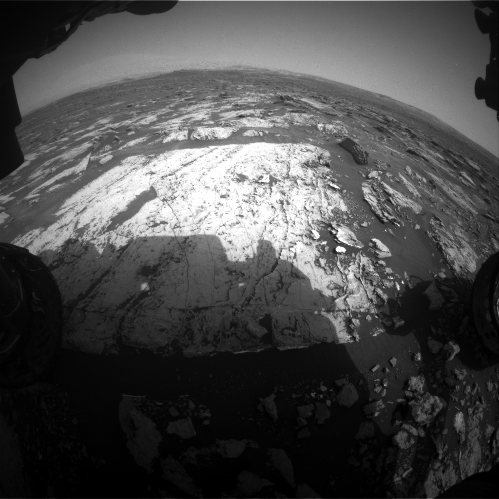 Nasa's Mars rover Curiosity acquired this image using its Front Hazard Avoidance Camera (Front Hazcam) on Sol 1682, at drive 2476, site number 62
