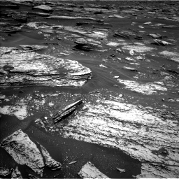 Nasa's Mars rover Curiosity acquired this image using its Left Navigation Camera on Sol 1683, at drive 2530, site number 62