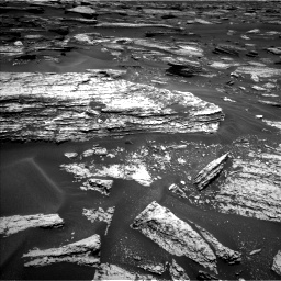 Nasa's Mars rover Curiosity acquired this image using its Left Navigation Camera on Sol 1683, at drive 2536, site number 62