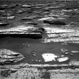 Nasa's Mars rover Curiosity acquired this image using its Left Navigation Camera on Sol 1683, at drive 2590, site number 62