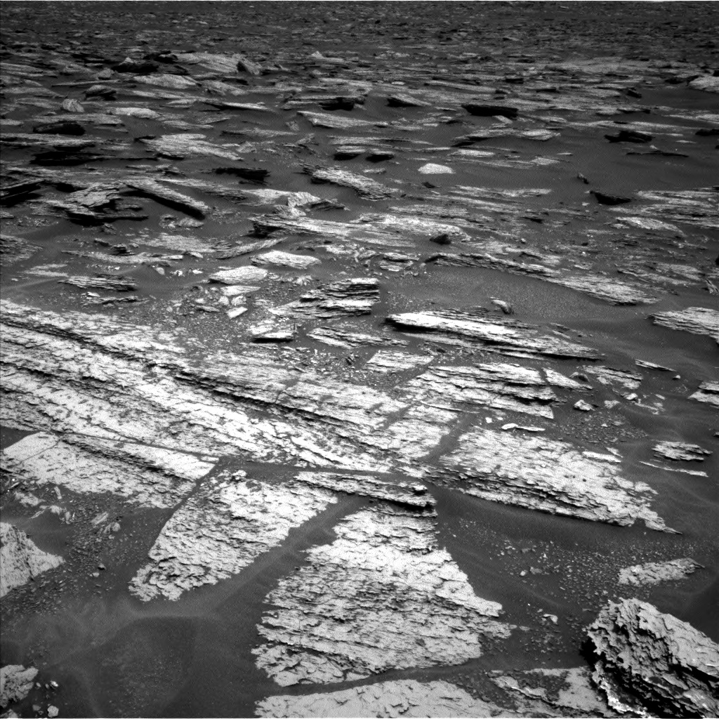Nasa's Mars rover Curiosity acquired this image using its Left Navigation Camera on Sol 1683, at drive 2656, site number 62