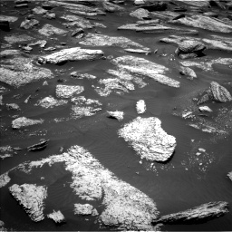 Nasa's Mars rover Curiosity acquired this image using its Left Navigation Camera on Sol 1684, at drive 2840, site number 62