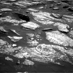 Nasa's Mars rover Curiosity acquired this image using its Left Navigation Camera on Sol 1684, at drive 2918, site number 62