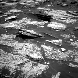 Nasa's Mars rover Curiosity acquired this image using its Left Navigation Camera on Sol 1684, at drive 2936, site number 62