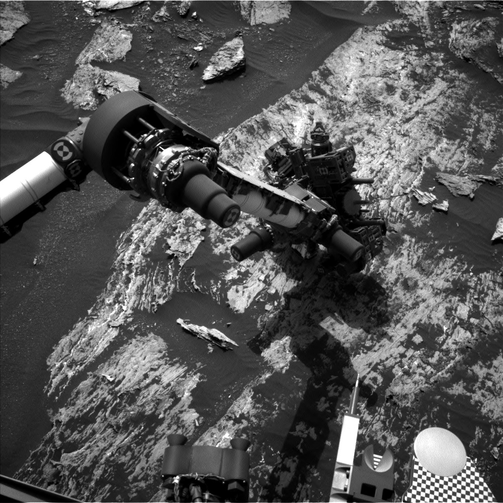 Nasa's Mars rover Curiosity acquired this image using its Left Navigation Camera on Sol 1685, at drive 3050, site number 62