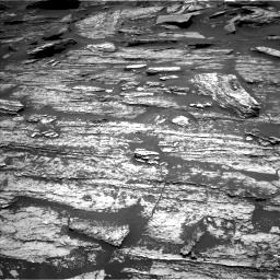 Nasa's Mars rover Curiosity acquired this image using its Left Navigation Camera on Sol 1685, at drive 3104, site number 62