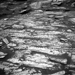 Nasa's Mars rover Curiosity acquired this image using its Left Navigation Camera on Sol 1685, at drive 3110, site number 62