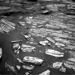 Nasa's Mars rover Curiosity acquired this image using its Left Navigation Camera on Sol 1685, at drive 3122, site number 62