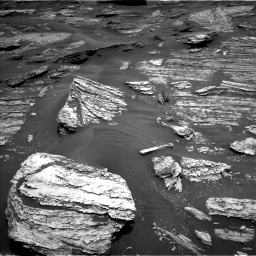 Nasa's Mars rover Curiosity acquired this image using its Left Navigation Camera on Sol 1685, at drive 3128, site number 62