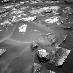 Nasa's Mars rover Curiosity acquired this image using its Right Navigation Camera on Sol 1685, at drive 3182, site number 62