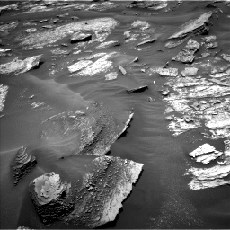 Nasa's Mars rover Curiosity acquired this image using its Left Navigation Camera on Sol 1686, at drive 3194, site number 62