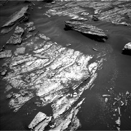 Nasa's Mars rover Curiosity acquired this image using its Left Navigation Camera on Sol 1686, at drive 3212, site number 62